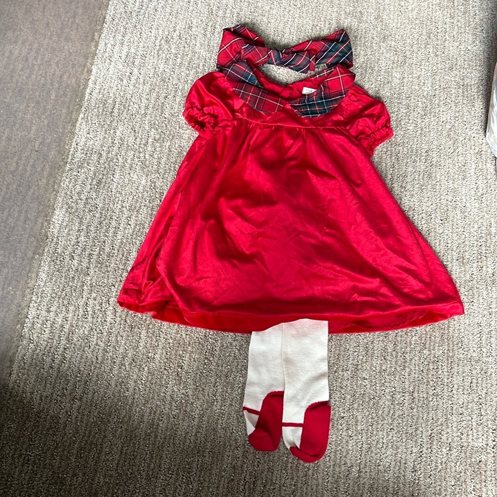 Toddler girl Christmas outfit